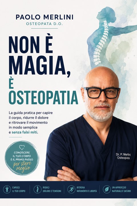 Copertina del libro Non è magia, è osteopatia di Paolo Merlini